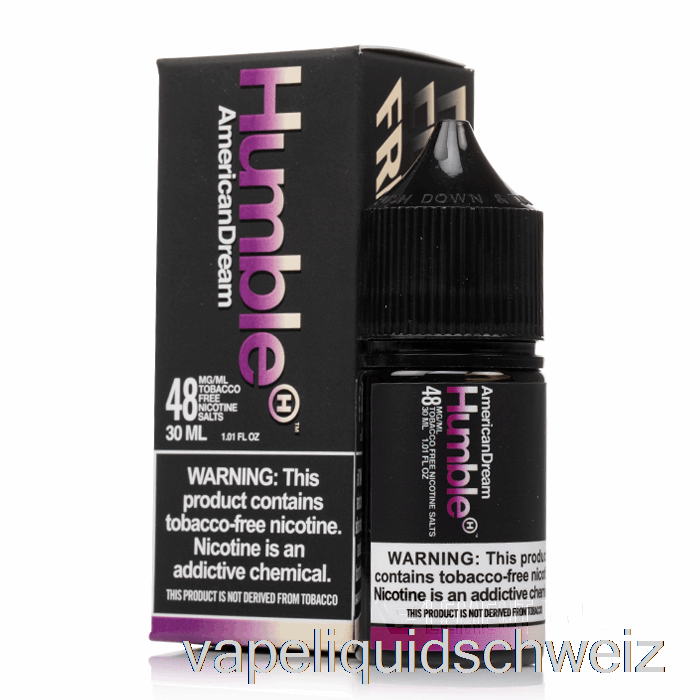 American Dream - Humble Salts - 30 Ml 48 Mg Vape Schweiz